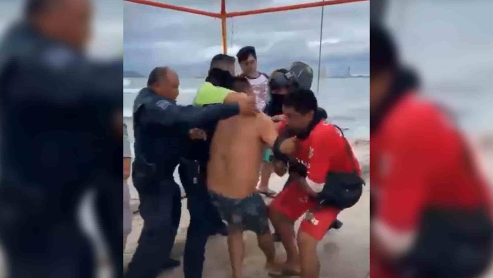 Investigarán presunto abuso de policías hacia reporteros y surfistas en Mazatlán