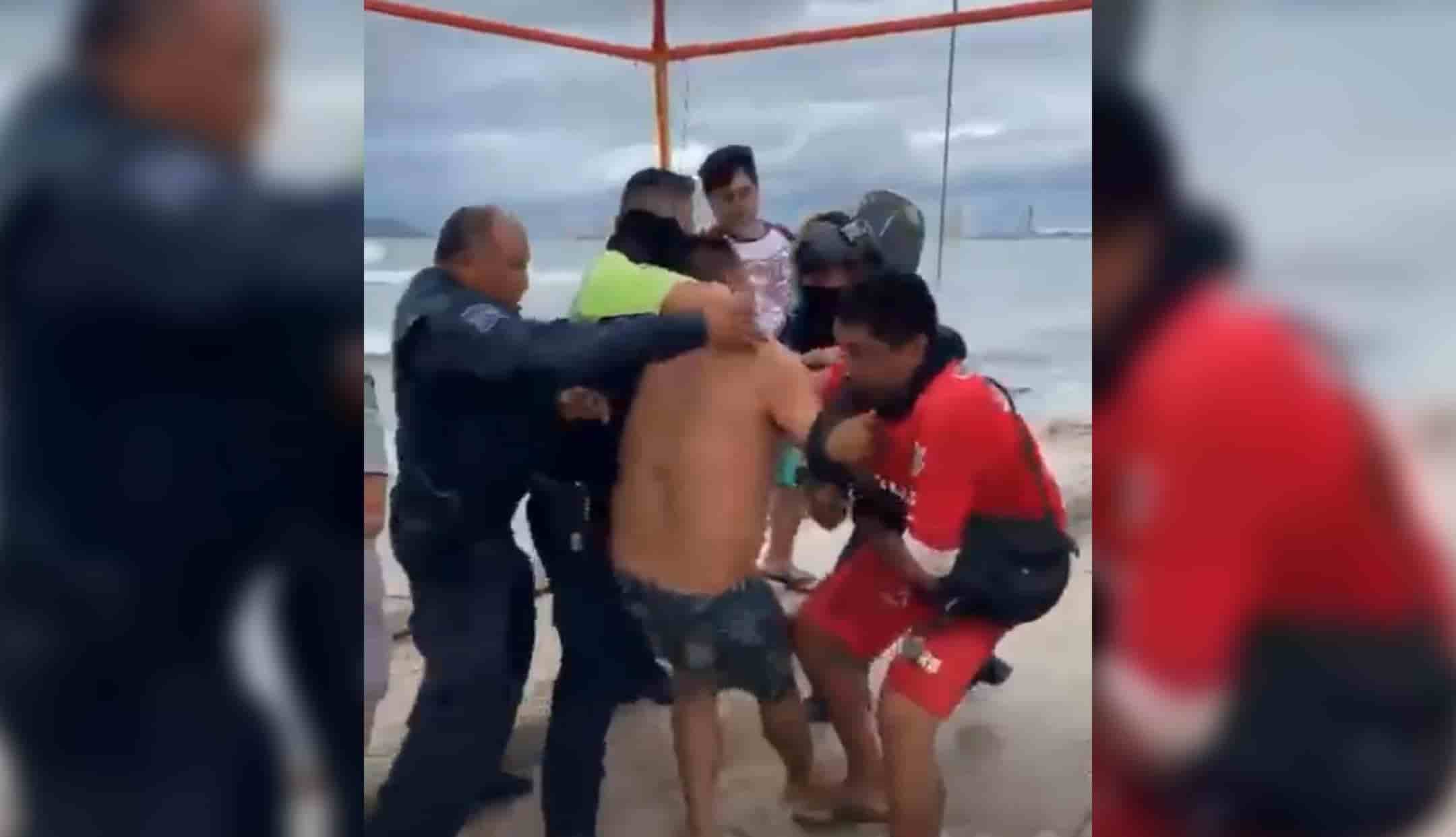 Investigarán presunto abuso de policías hacia reporteros y surfistas en Mazatlán