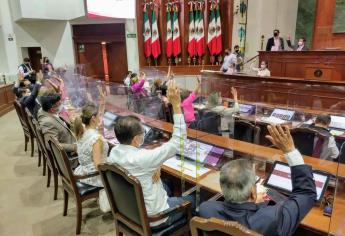 Congreso aprueba Bando Solemne para reconocer a Rocha Moya como gobernador
