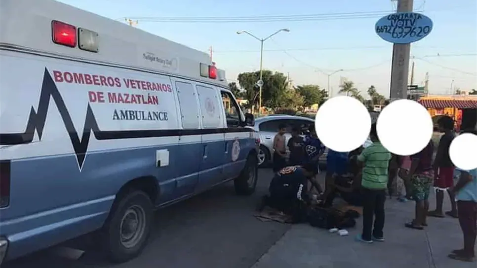 Camión urbano aplasta el pie a un hombre en Mazatlán