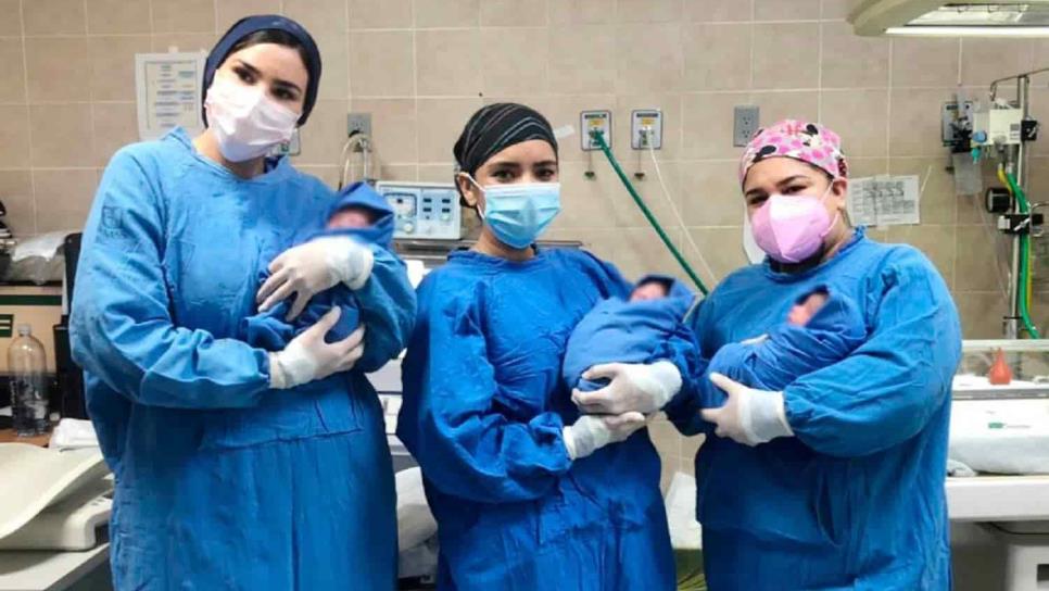Nacen trillizos en clínica del IMSS en Culiacán