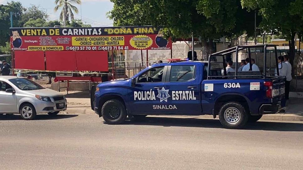 Matan a un policía estatal en la colonia El Palmito de Culiacán