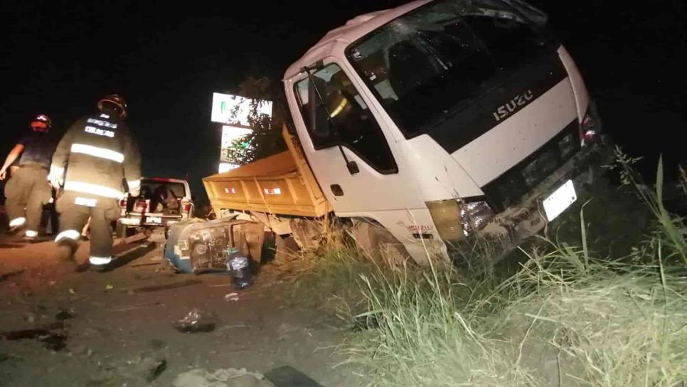 Un lesionado grave tras accidente en la carretera Culiacán-Eldorado