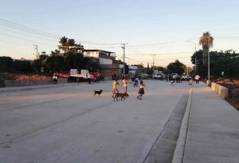 Inauguran puente vehicular que conecta colonias del sur-poniente de Los Mochis.