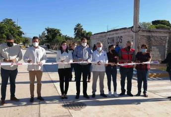 Entregan pavimentación de calle DIF en Nuevo San Miguel