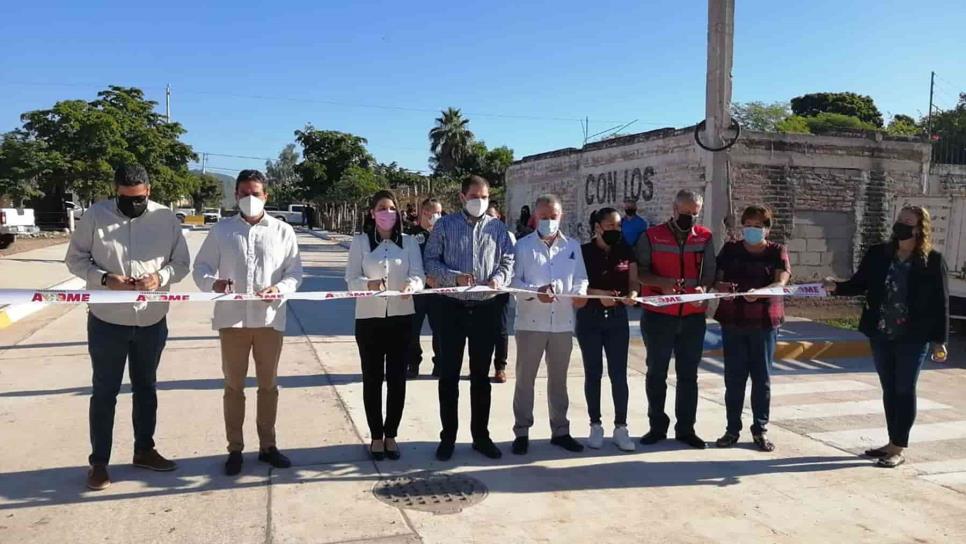 Entregan pavimentación de calle DIF en Nuevo San Miguel