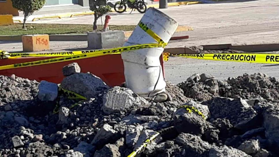 Ruptura de tubería afecta a tres colonias de Mazatlán en la distribución de agua