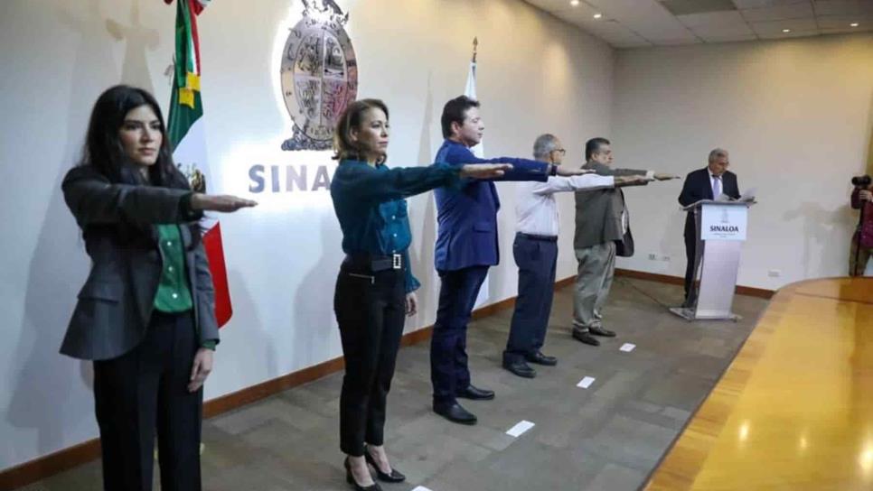 Rocha Moya toma protesta a titulares del  INAPI, ISIFE y SIPINNA