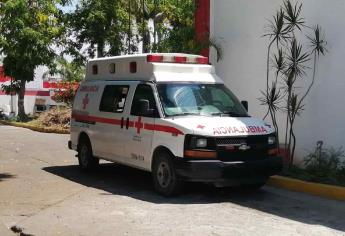 Niño de 12 años sufre golpes en la cabeza al caer de su bicicleta en Mazatlán