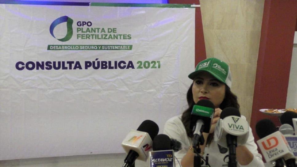 El 76.2 % de los ciudadanos quiere la planta de fertilizantes: GPO