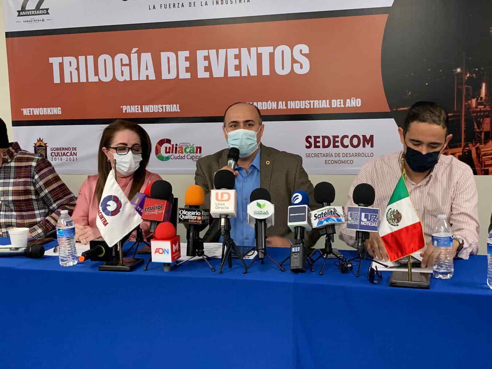 Invita Canacintra Culiacán a panel industrial / networking y galardón industrial