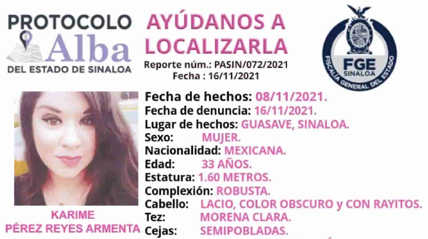 Localizan a Karime, tenía 12 días desaparecida en Guasave