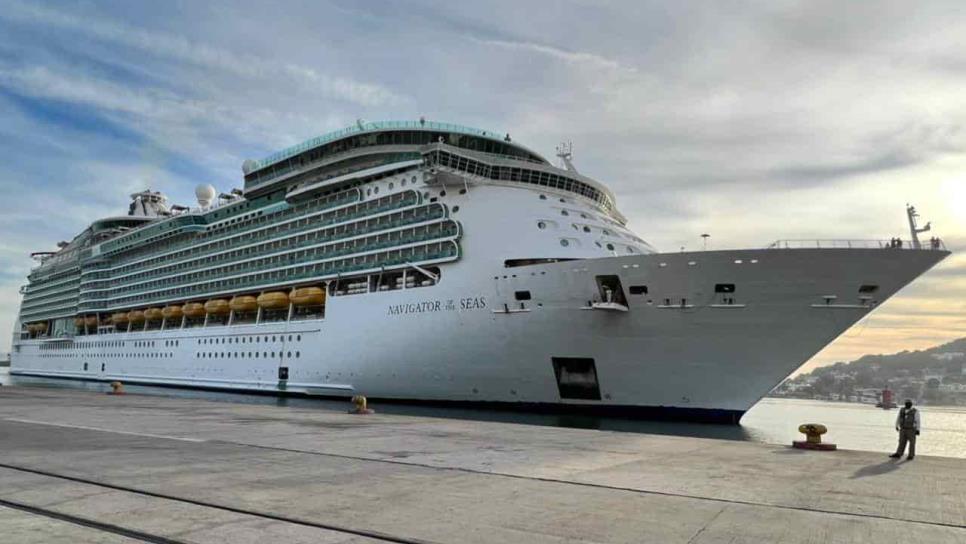 Después de 10 años, este lunes regresa Royal Caribbean a Mazatlán