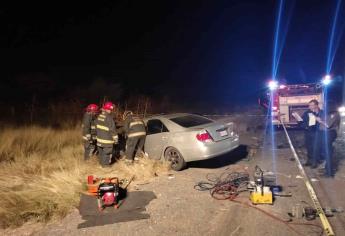 Tres hombres mueren en carambola sobre la carretera México 15, en Pericos, Mocorito