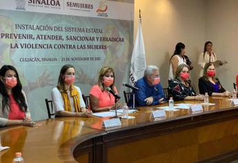 Instalan Sistema Estatal para Prevenir y Erradicar la Violencia contra las Mujeres 