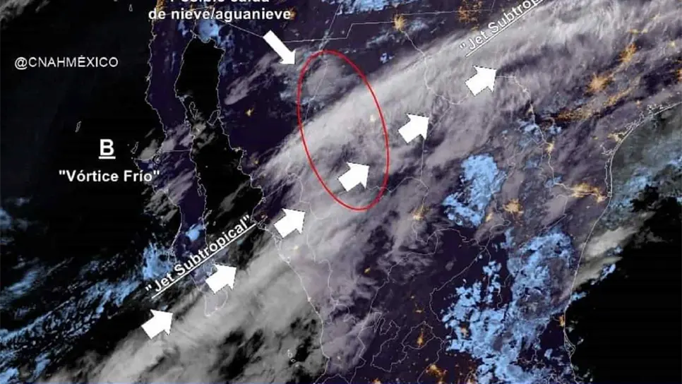 Se prevé la caída de nieve/aguanieve en Chihuahua