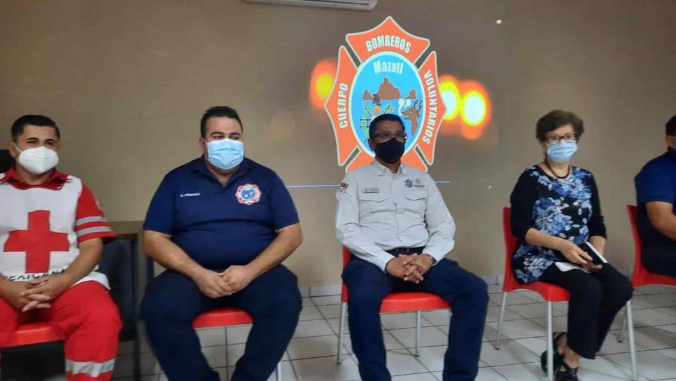 Presentan Bomberos de Mazatlán la campaña Festeja Seguro