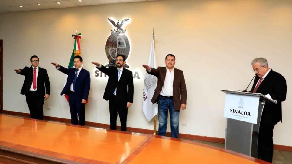 Rocha toma protesta a subsecretarios de Economía y Director de Radio Sinaloa