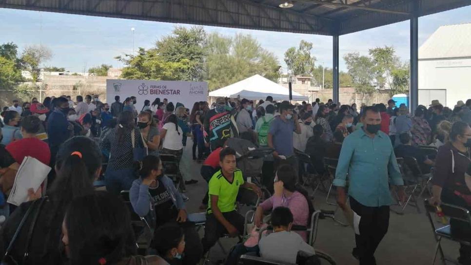 Familias de la Ferrusquilla se benefician con la quinta Feria Bienestar