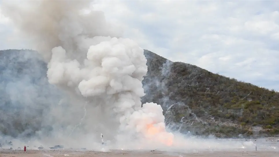 Explotan 160 kilos de pirotecnia en Topolobampo