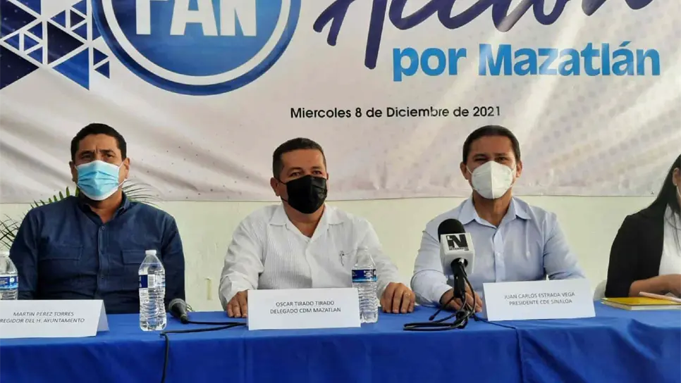 Asume Óscar Tirado dirigencia del PAN en Mazatlán