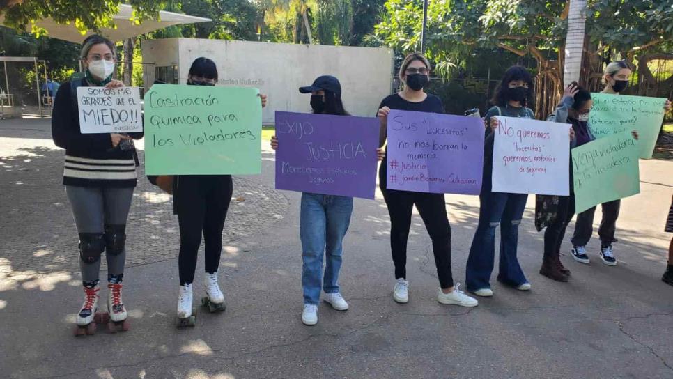 Se manifiestan en el botánico por presunta violación