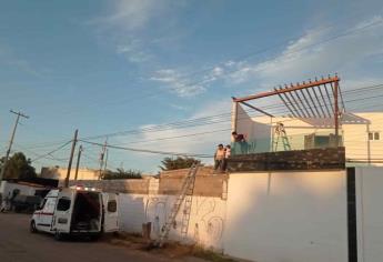 Hombre queda grave tras sufrir una descarga eléctrica en un domicilio de Culiacán