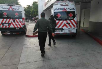 Menor resulta herido de bala y llega a la base de Cruz Roja, en Culiacán