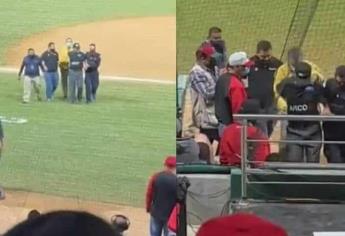 Retira Policía a ampayer del estadio de Venados por andar alcoholizado