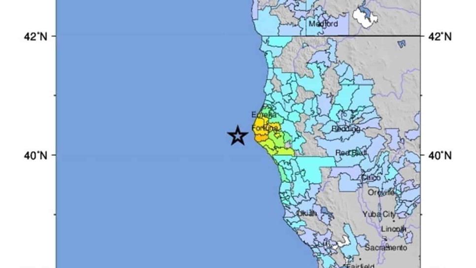 Un sismo de 6.2 grados sacude la costa del norte de California