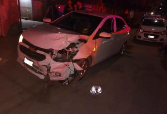 Una mujer termina lesionada en accidente en Guasave