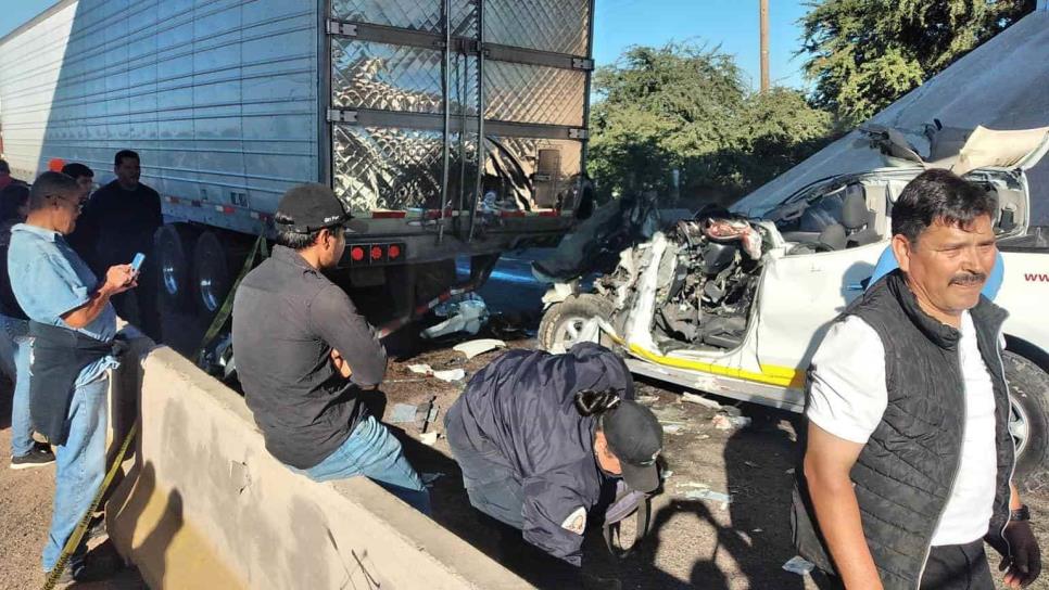 Hombre queda gravemente herido tras chocar contra la caja de tráiler