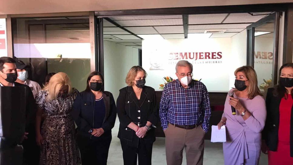 Inaugura Rocha Moya nuevas instalaciones de la Secretaría de las Mujeres