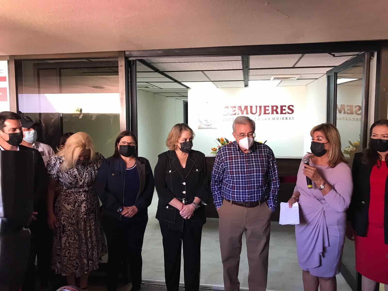 Inaugura Rocha Moya nuevas instalaciones de la Secretaría de las Mujeres