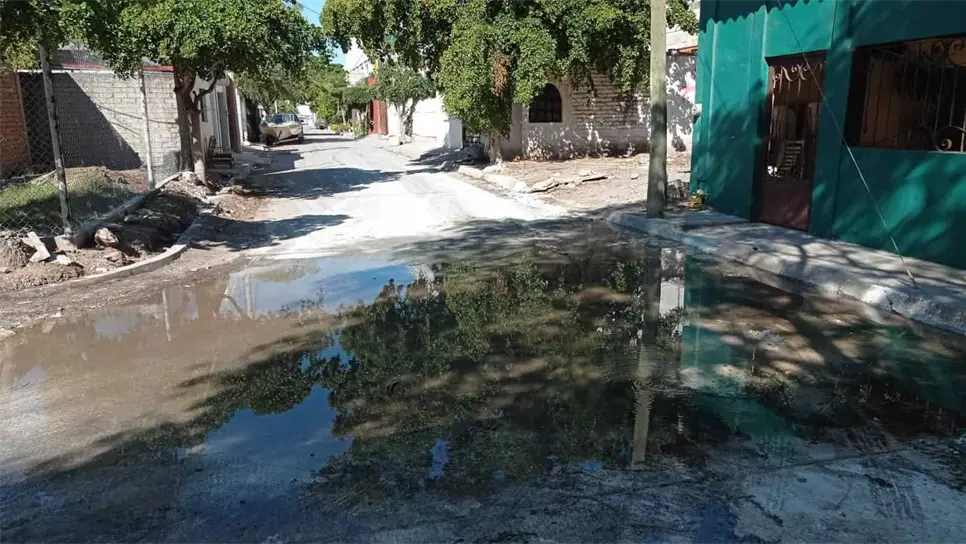 No duró el drenaje reparado, seguirá apareciendo en Google Maps