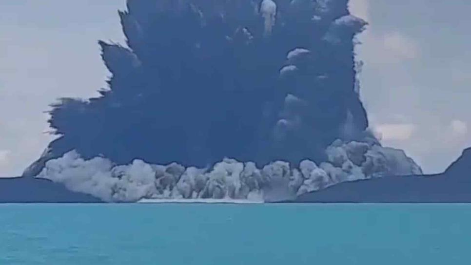 Alerta de alto oleaje en Topolobampo tras erupción de volcán en Isla de Tonga