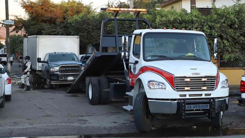 Guardia Nacional asegura camioneta con posible huachicol