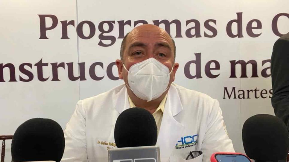 De 180, bajaron a 60 pruebas covid al día en el Hospital Civil