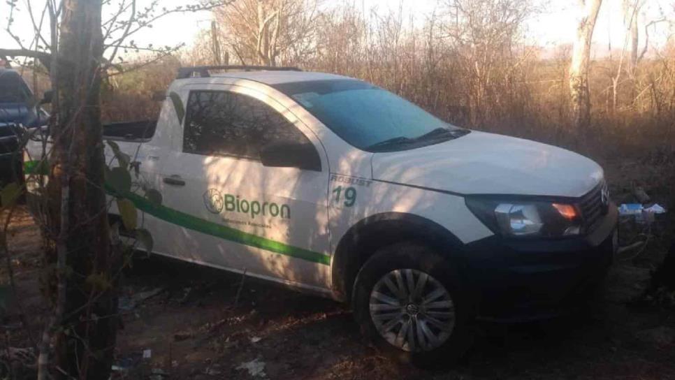 Recuperan camioneta despojada por sujetos armados en Mocorito