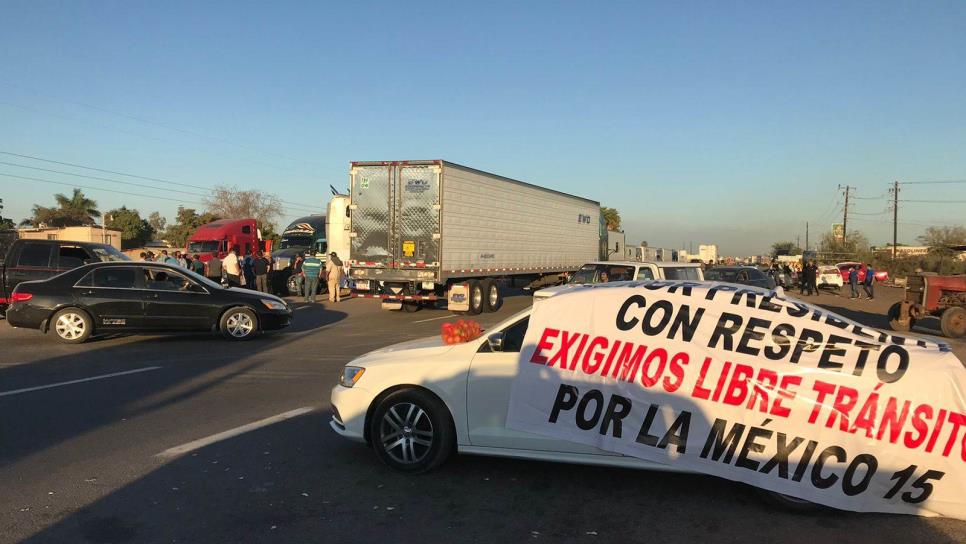 Transportistas liberan la carretera México 15, esperan decisión de autoridades