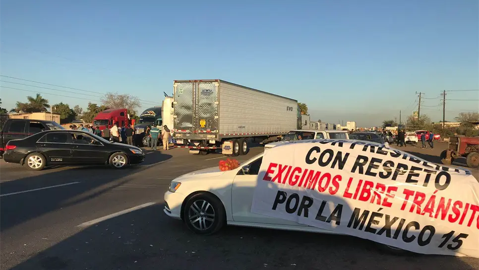 Transportistas liberan la carretera México 15, esperan decisión de autoridades