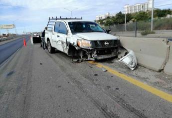 Choques en Los Mochis y en la México 15 dejan una lesionada y daños materiales