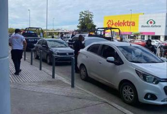 Policías Municipales de Mazatlán frustran asalto en Plaza Acaya