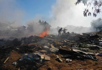 Particular manda incendiar su predio a diario para no limpiarlo