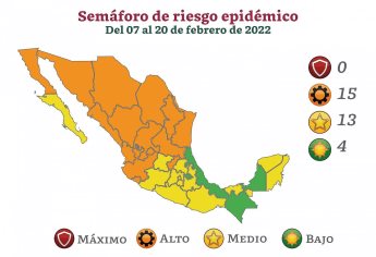 Sinaloa pasa a semáforo naranja por aumento de casos de Covid-19