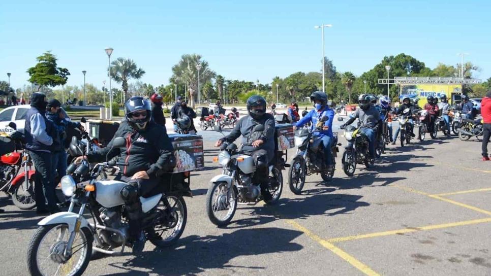 Buscan reducir accidentes en repartidores de comida en Los Mochis