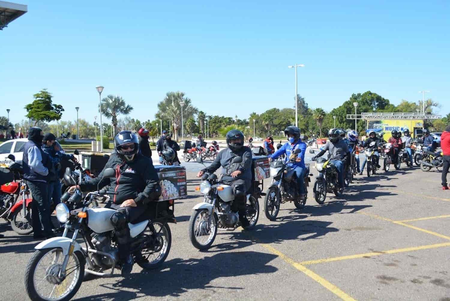 Buscan reducir accidentes en repartidores de comida en Los Mochis