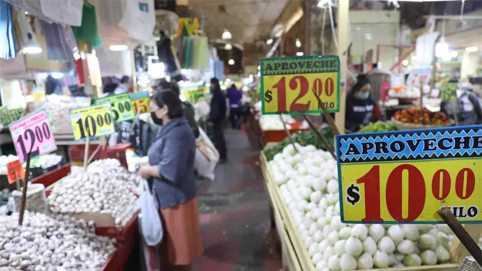 Inflación en México sube a 7,07 % en enero por alza de mercancías y pecuarios