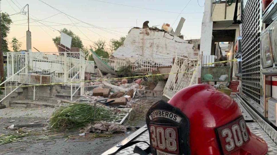 Explota una casa por acumulación de gas en Culiacán