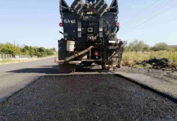 Al 90 % la rehabilitación  de la carretera Los Mochis-El Fuerte